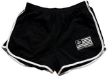 Ladies RWA Booty Shorts (Black)